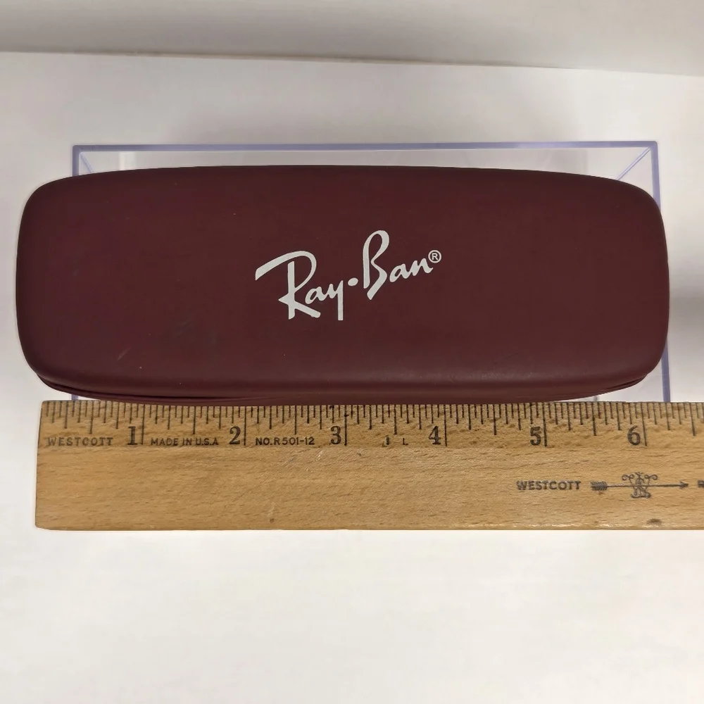 Rayban Youth Sunglasses & Eyeglasses Maroon Hard Case